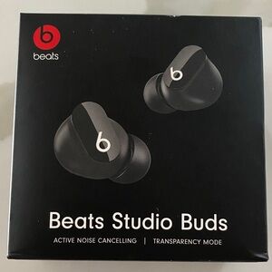Beats by Dre Studio Buds - Black NEW in Unopened Packaging